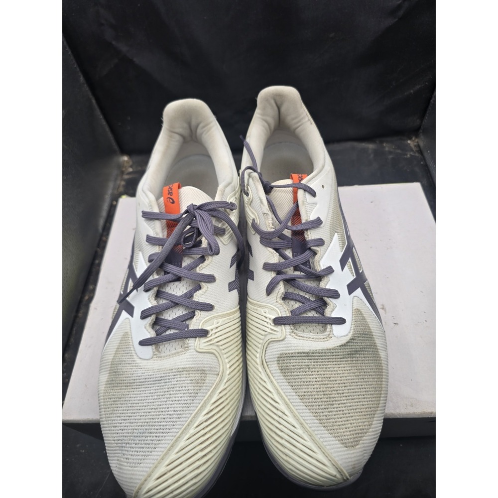 Size 15 - ASICS Solution Speed FF 3 White Greyish Purple
